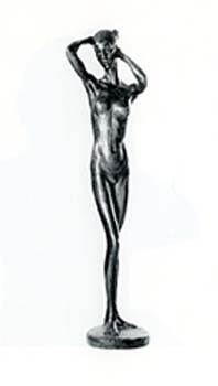 Woman Putting Flower I