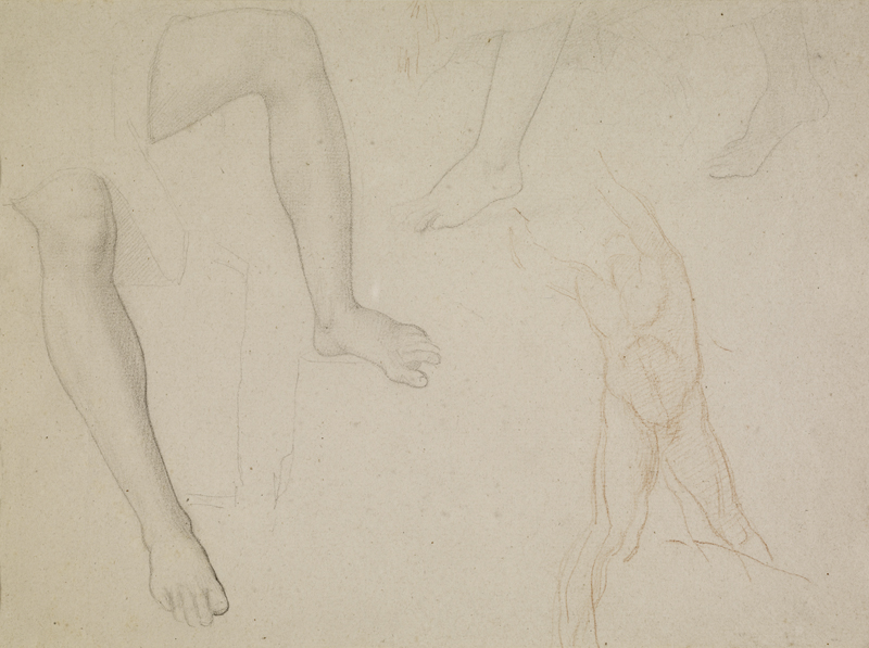 06 Degas  Study of legs and