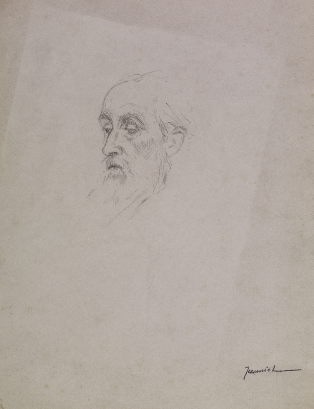 79 Jeanniot Portrait of Degas Old Man 2