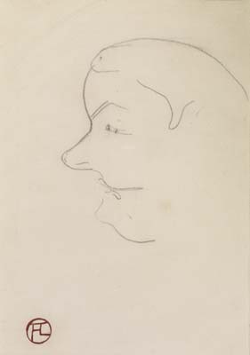 68 Toulous Lautrec, Portrait of a Woman