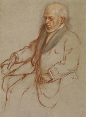 84 Rothenstein Portrait of Menzel 2