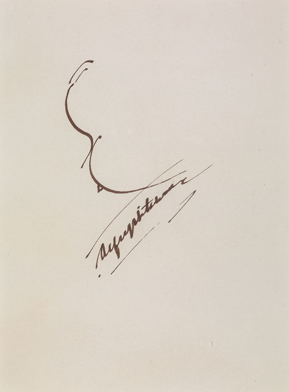 Alfred Hitchcock [ English , 1899-1980 ] SELF PORTRAIT