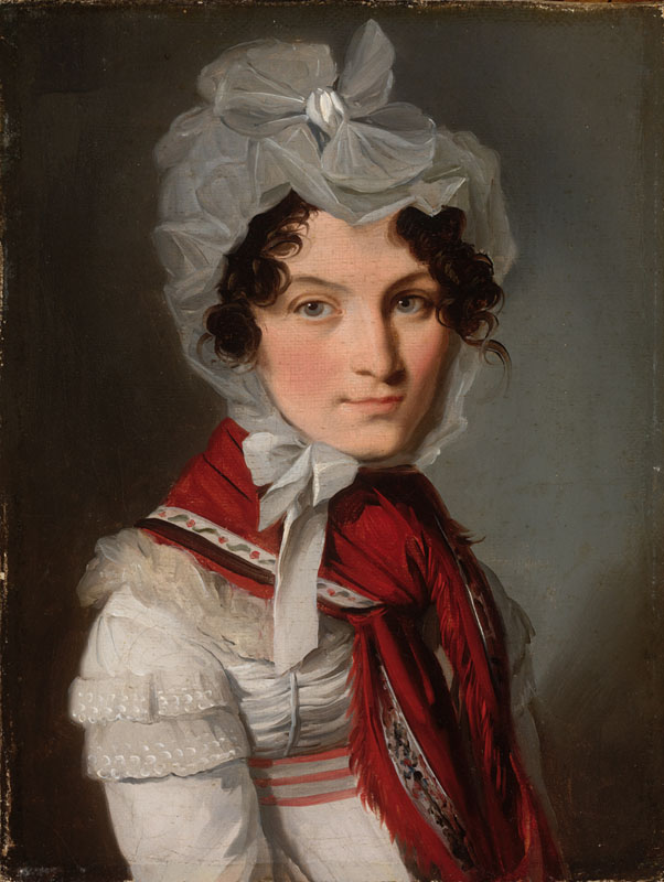 Louis  Leopold Boilly [ French 1761-1845 ] HEAD OF A WOMAN